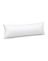 White duck feather and down bolster pillow (AI-generated product image)