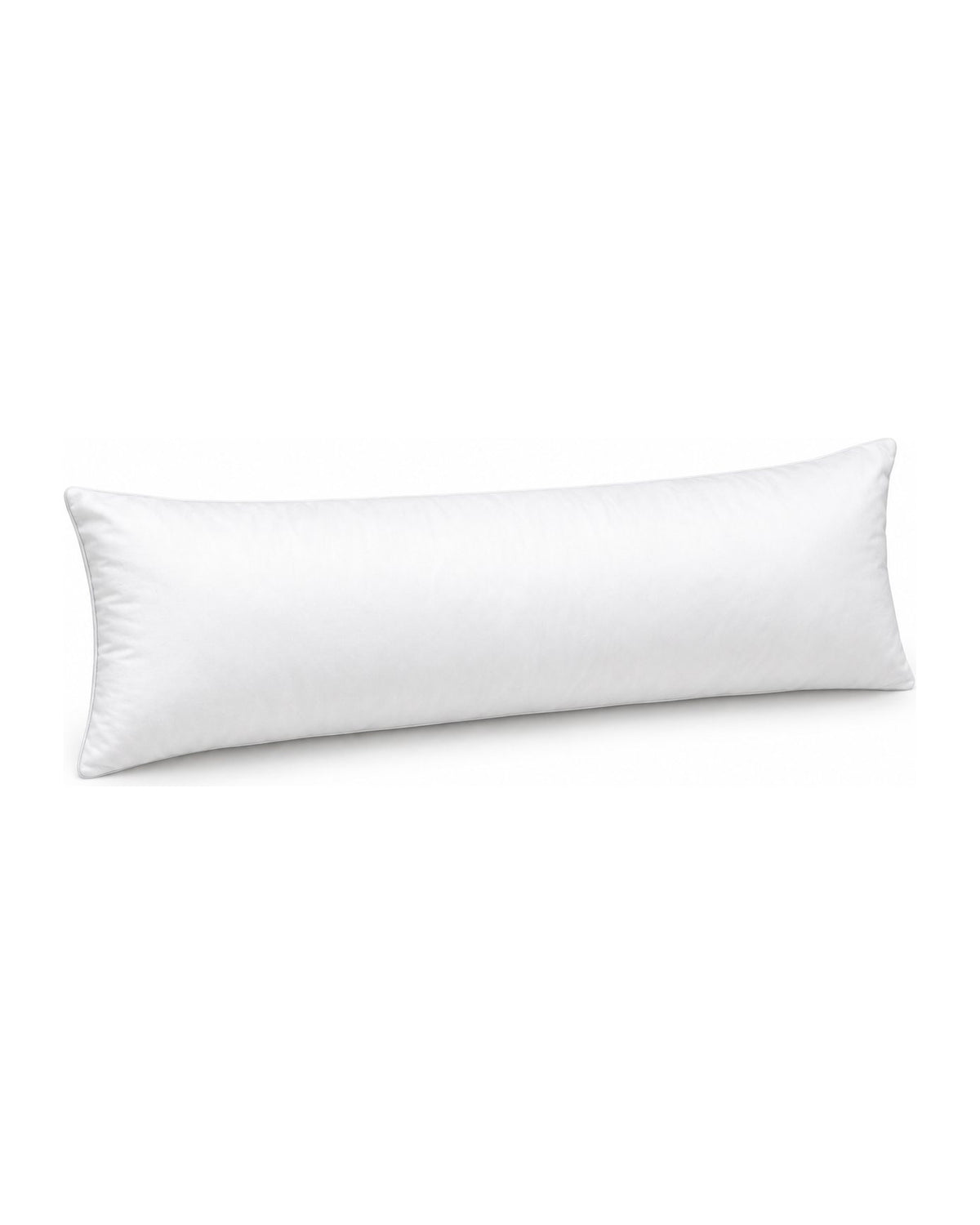 White duck feather and down bolster pillow (AI-generated product image)