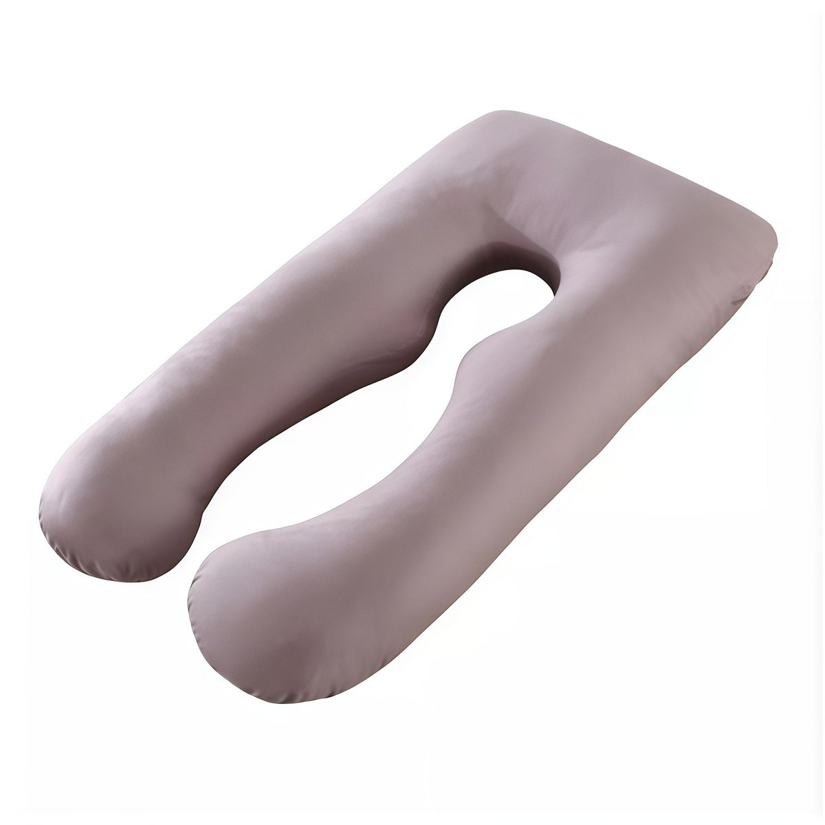 U shaped pregnancy pillow in mauve, full body support